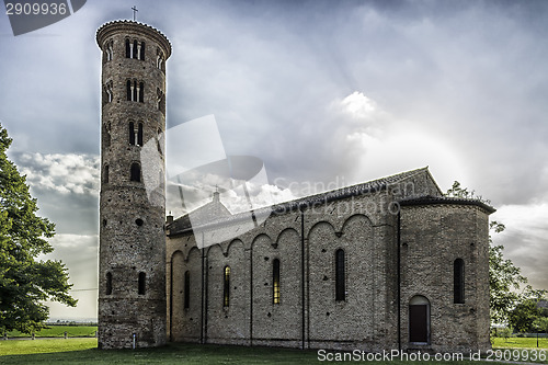 Image of Italian medieval countryside church