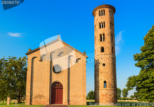 Image of Italian medieval countryside church