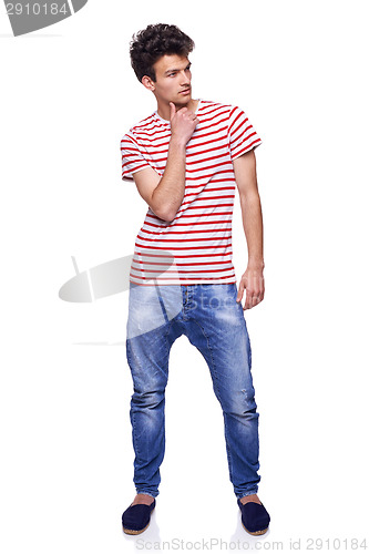 Image of Full length thinking man