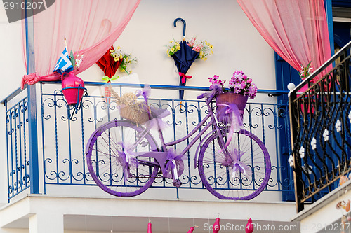 Image of Colorful terrace