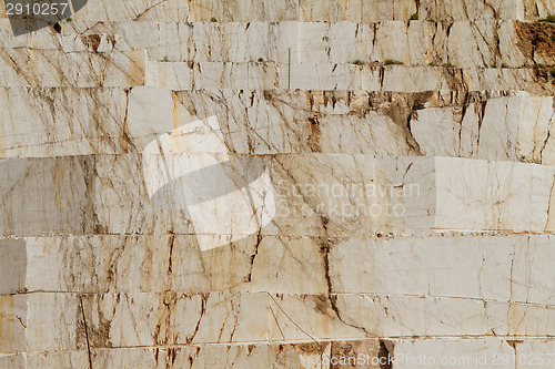 Image of White marble quarry