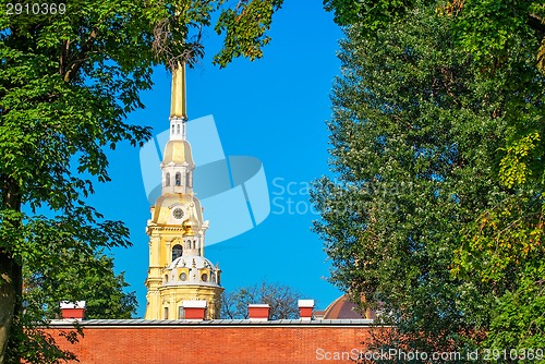 Image of Cathedral spire.