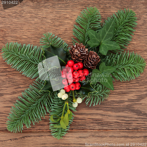 Image of Christmas Floral Decoration
