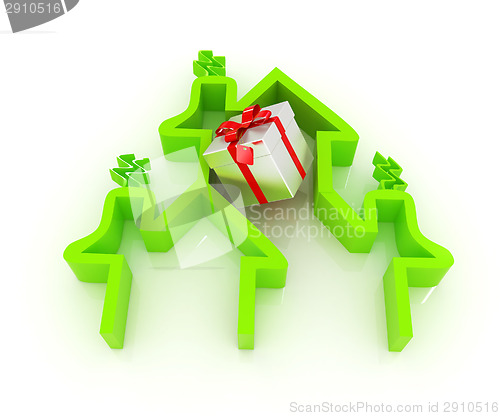 Image of House icon and gifts