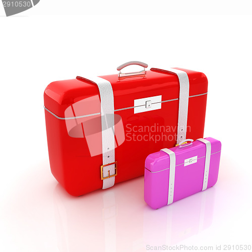 Image of Traveler's suitcases. 