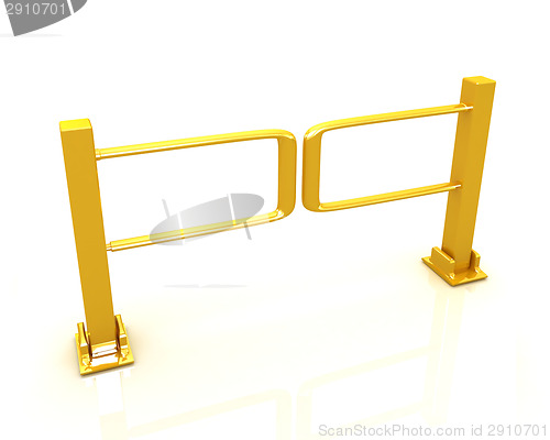 Image of Three-dimensional image of the turnstile