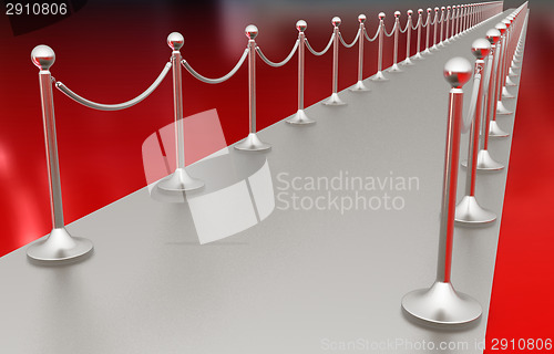 Image of 3d illustration of path to the success 