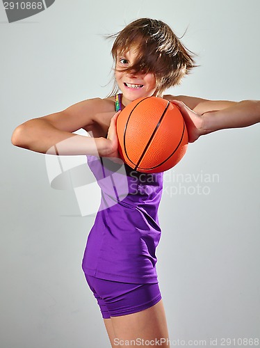 Image of child exercising with ball