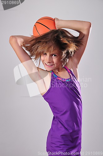 Image of child exercising with ball