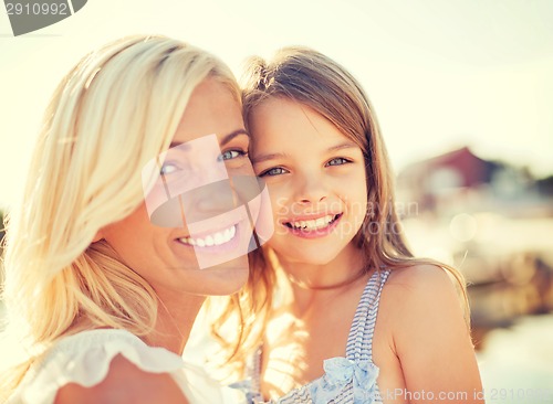 Image of happy mother and child girl