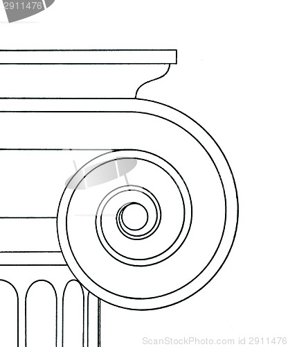 Image of Ionic capital