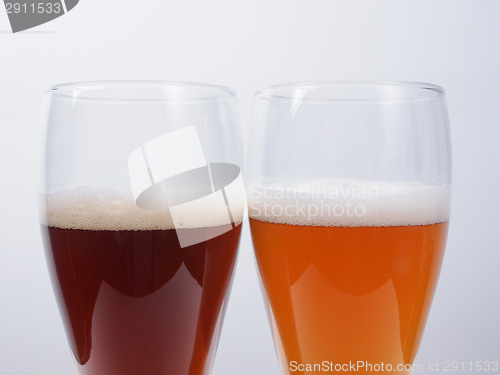 Image of Two glasses of German beer