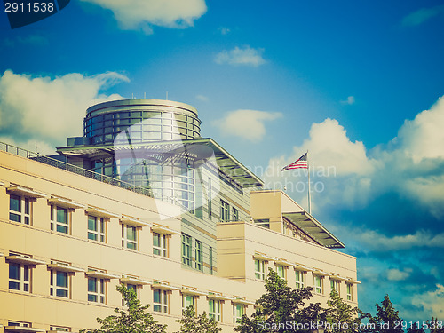 Image of Retro look USA embassy