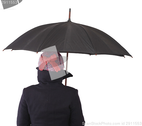 Image of Woman with umbrella