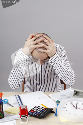 Image of Man at desk