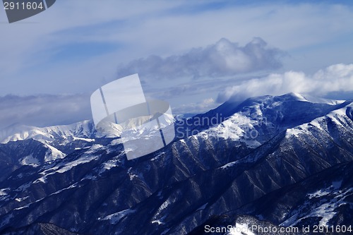 Image of Hillside in snow