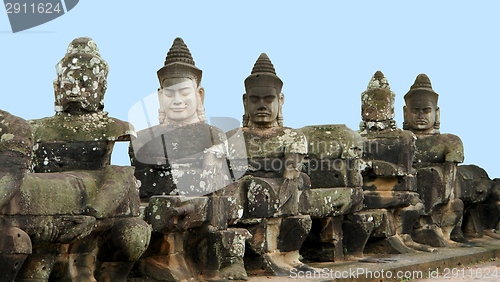 Image of sculpture at Ta Prohm