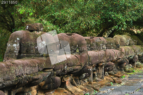 Image of sculpture at Ta Prohm