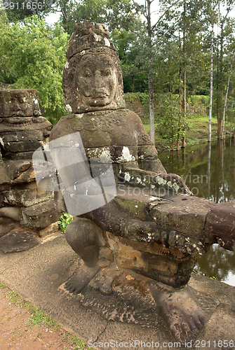 Image of sculpture at Ta Prohm