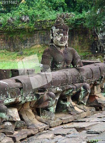 Image of sculpture at Ta Prohm