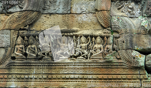 Image of sculpture at Ta Prohm