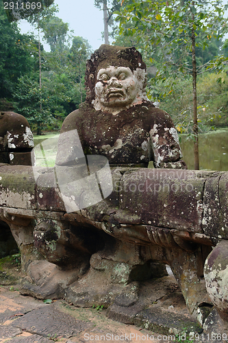 Image of sculpture at Ta Prohm