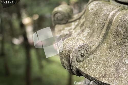 Image of Traditional asian stone lantern