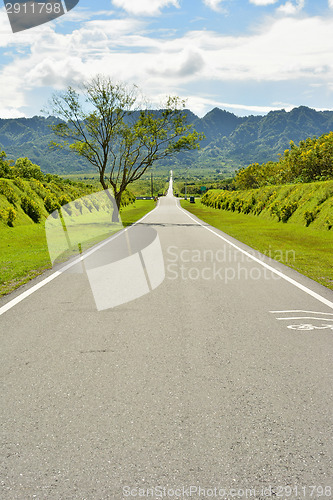 Image of Rural landscape with road