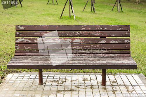 Image of Bench in the park