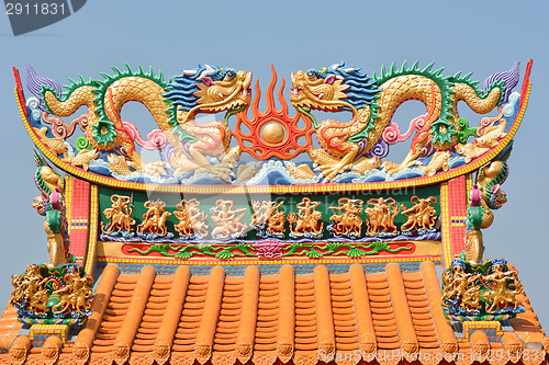 Image of Dragon religious decoration