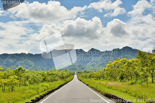 Image of Rural landscape with road