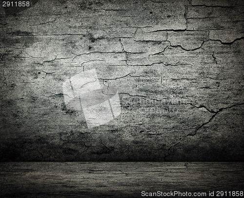 Image of grunge background room