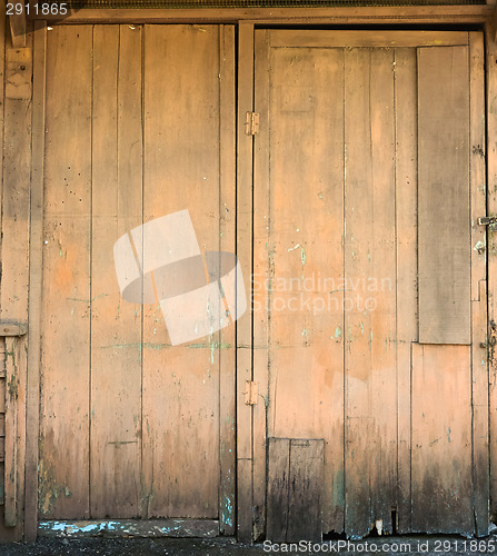 Image of Old wooden door