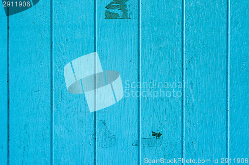 Image of Blue wooden wall