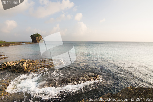 Image of Chuanfan Rock at coastline