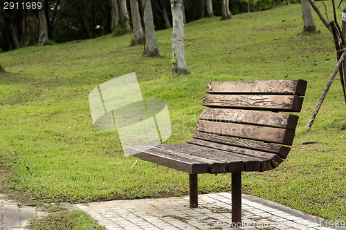 Image of Bench in the park