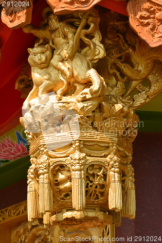 Image of Traditional golden lantern