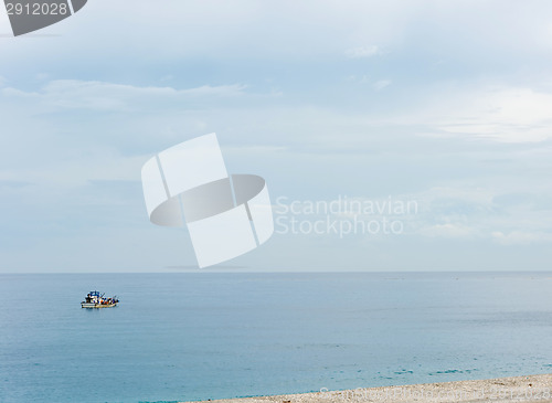 Image of Seascape with boat