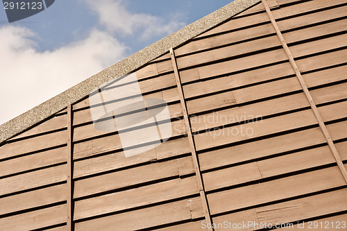 Image of Part of wooden building