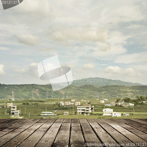 Image of Village with wooden ground