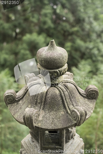Image of Traditional asian stone lantern