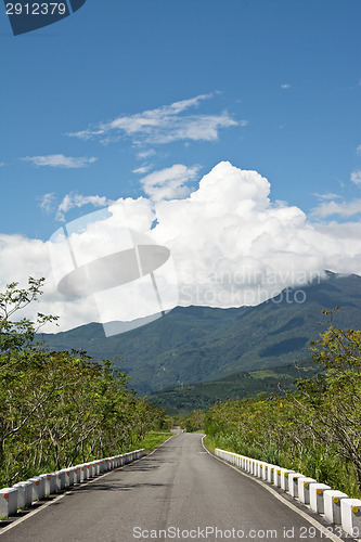 Image of Rural landscape with road