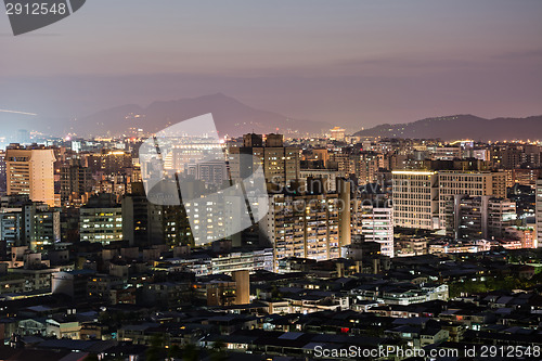 Image of City night scene in Taipei 