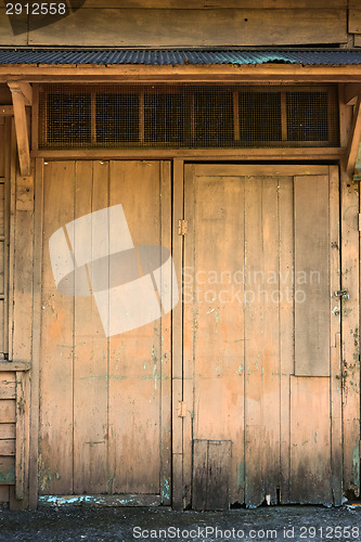 Image of Old wooden door