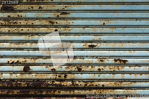 Image of old metal door