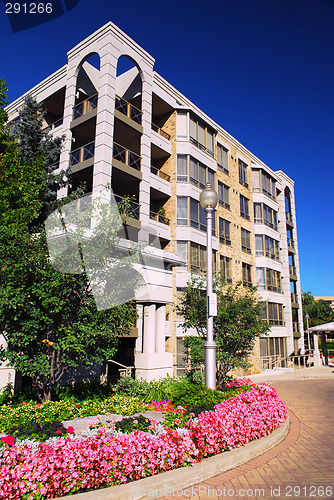 Image of Modern condominium building