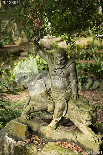 Image of Arhat Kanakbharadvaja statue