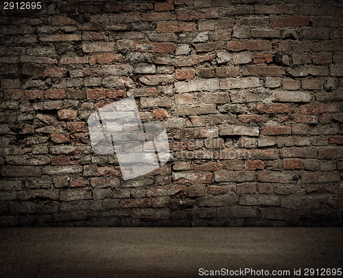 Image of grunge background room