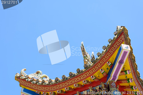 Image of Chinese temple roof