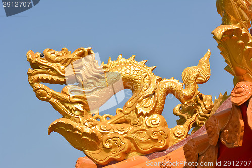 Image of Dragon religious decoration